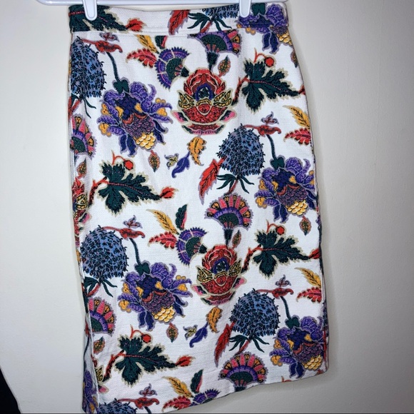 J. Crew Floral Paisley Midi Skirt - Picture 4 of 15